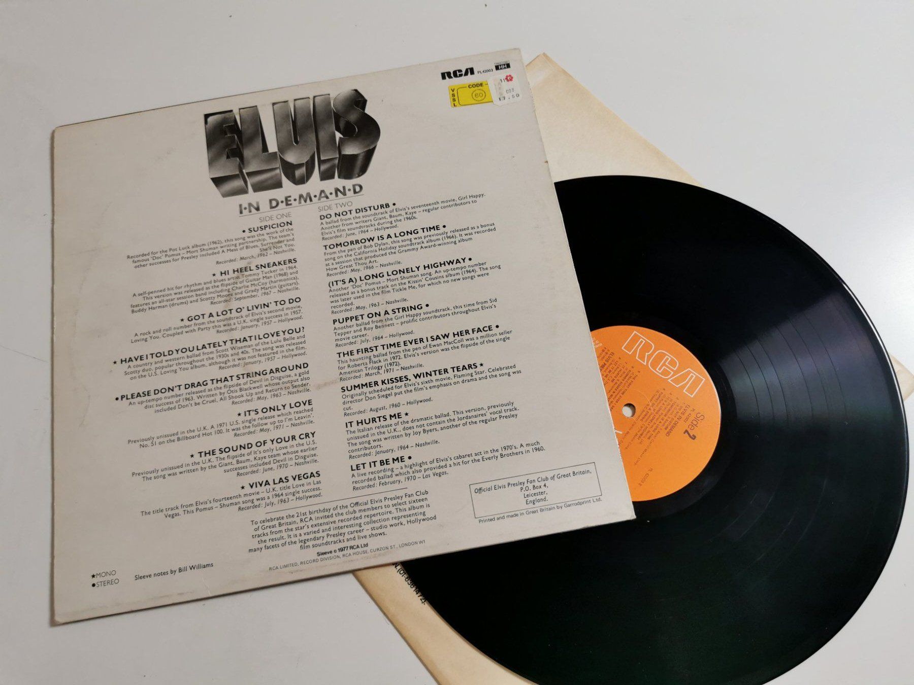 Dischi in vinile: ELVIS PRESLEY - - IN DEMAND – Usato da Grafenried venduto da House-of-Oldies 1