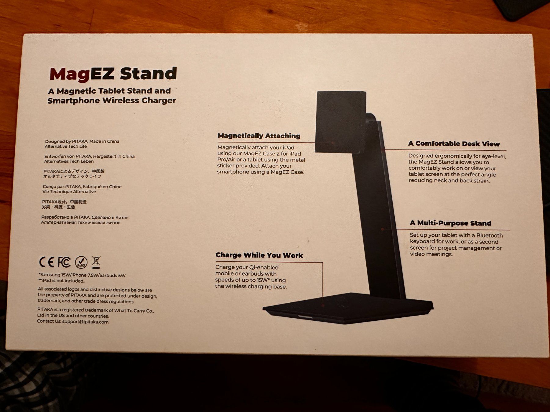 Altro in Decorazioni & Accessori: Support Magnétique Pitaka MagEZ Stand comme Neuf pour iPad – Usato da Bellevue venduto da LarsUlrich01 6