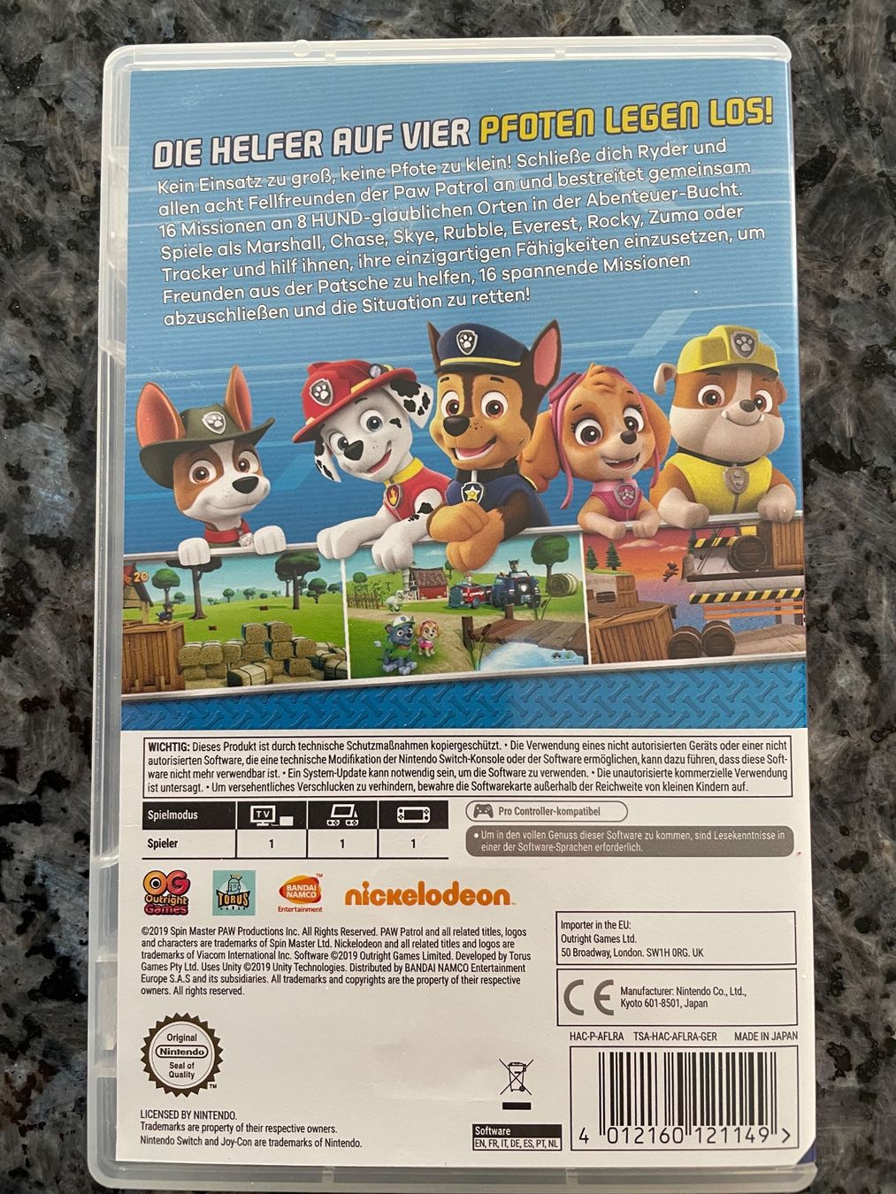 Nintendo Giochi: Paw Patrol - Im Einsatz - Nintendo Switch – Usato da Aarau Rohr venduto da Rokazo 1