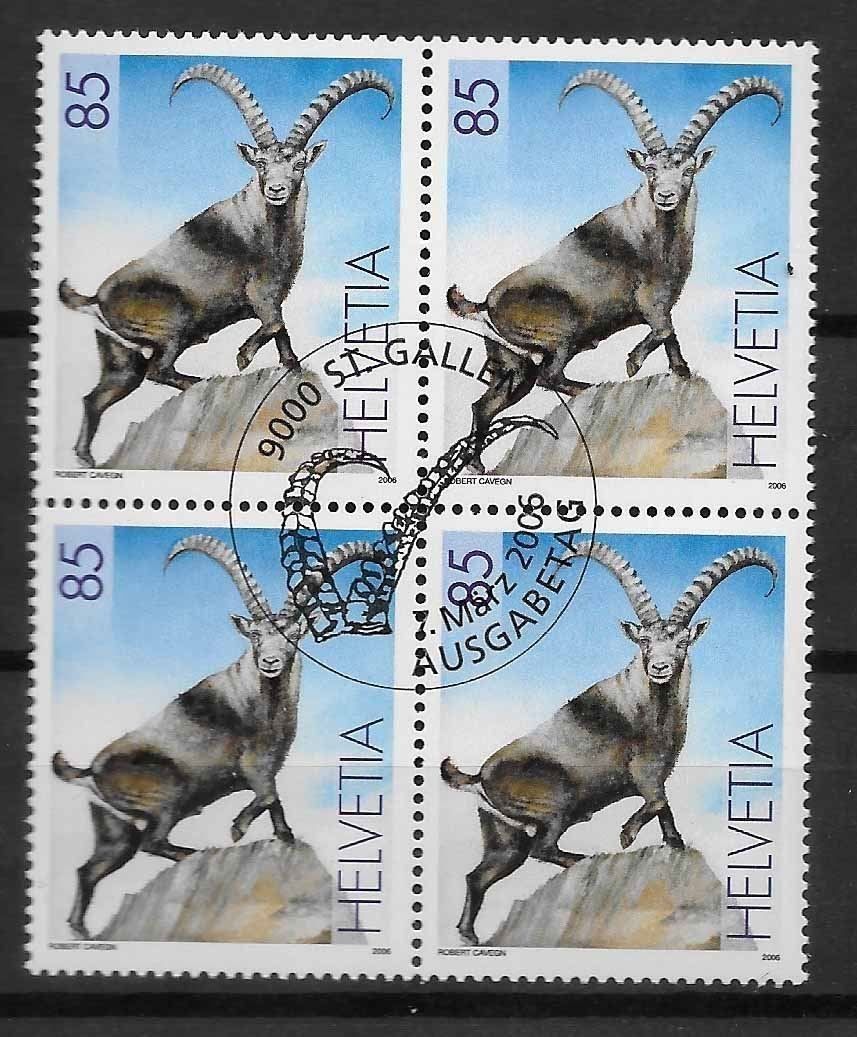 Tutti i francobolli: B1196 - Bouquetins B4 1er jour – Usato da Trélex venduto da Phil_Albert