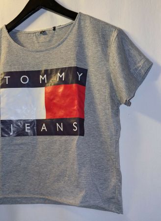 Tommy Jeans T-Shirt grau Tommy Hilfiger Gr. S/M
