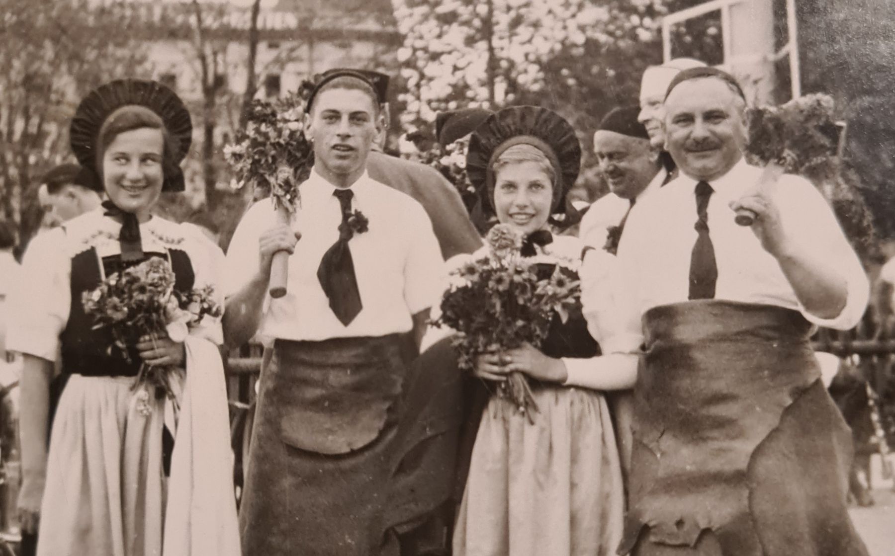 Ansichtskarten: unbekannte Personengruppe 1934 – Gebraucht aus Ebikon von Donar50 1