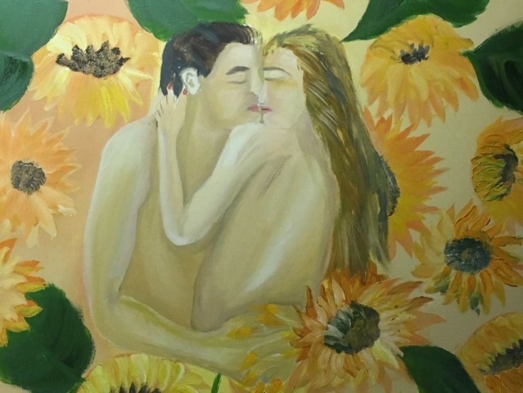 Dipinti: Liebe mit Sonnenblüme – Nuovo (secondo la descrizione) da Liestal venduto da marieugenia 1