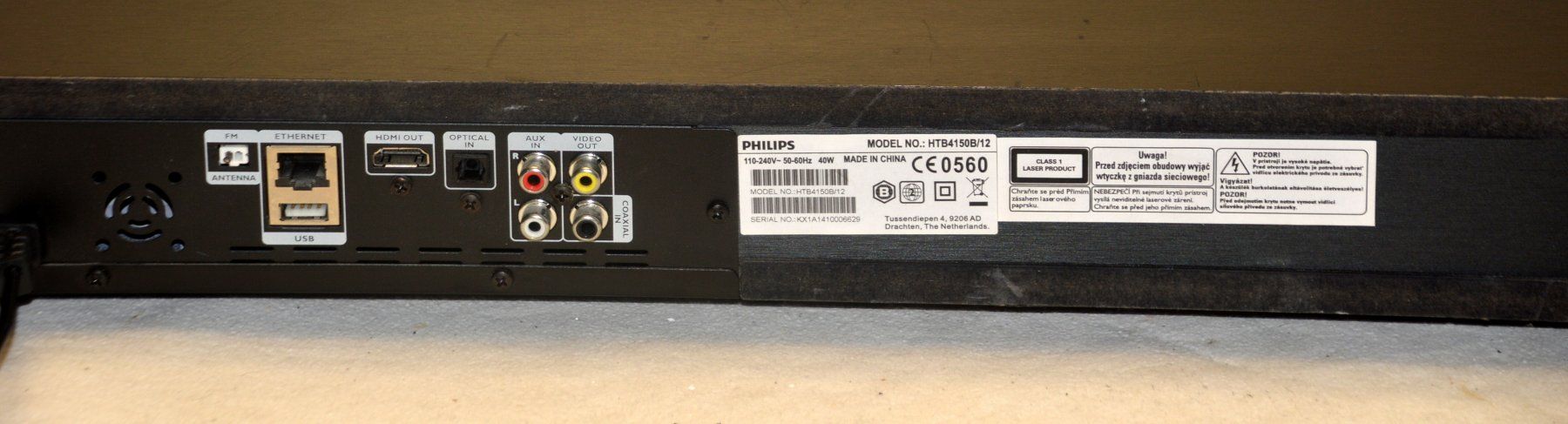 Philips Home Cinema: Soundbar Philips HTB4150B Blu-ray Bluetooth – Usato da Collonges venduto da arashee 5