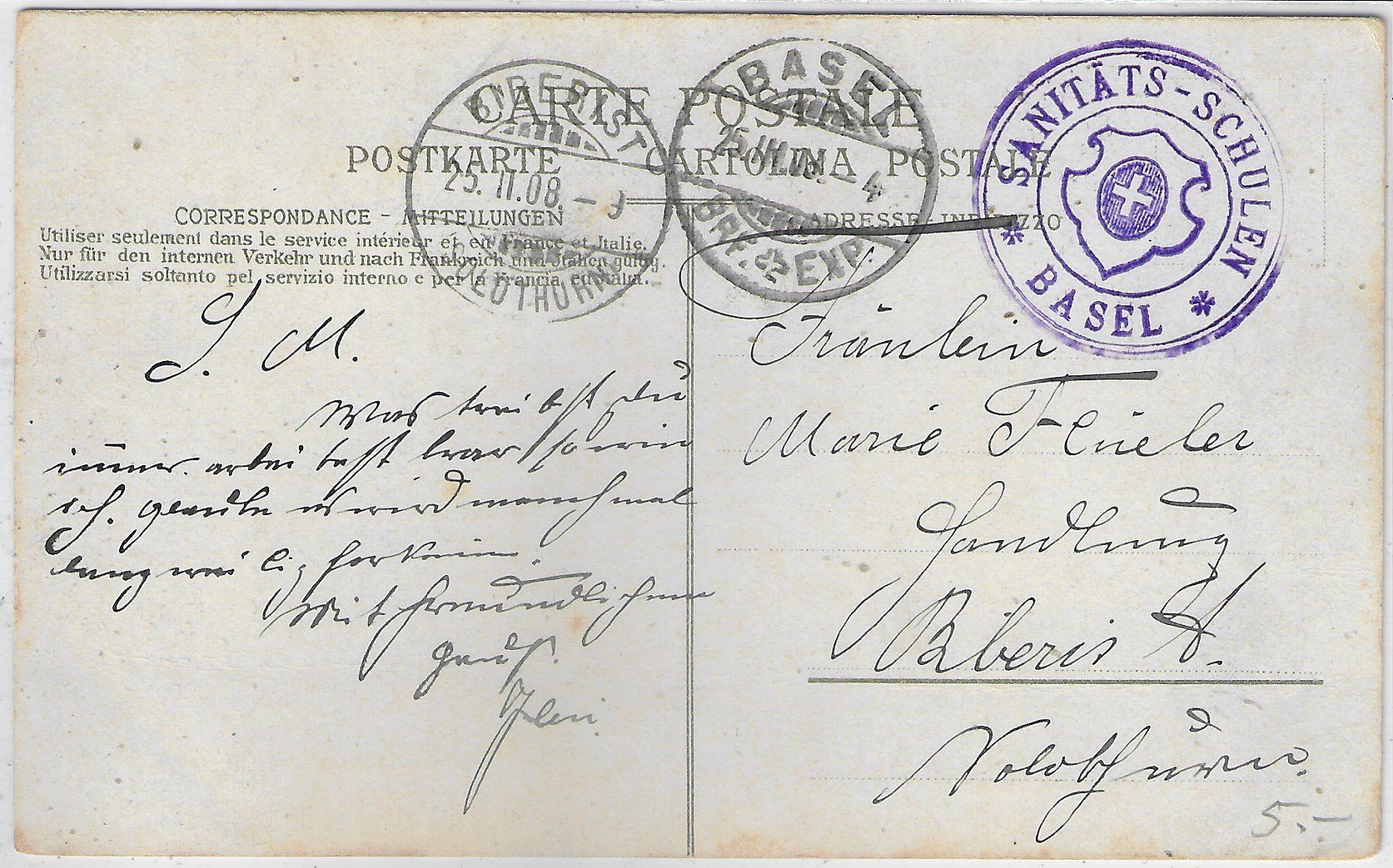 Cartoline postali: s'Vreneli am Thunersee - Lied – Usato da Ettingen venduto da Kartenplanet 1