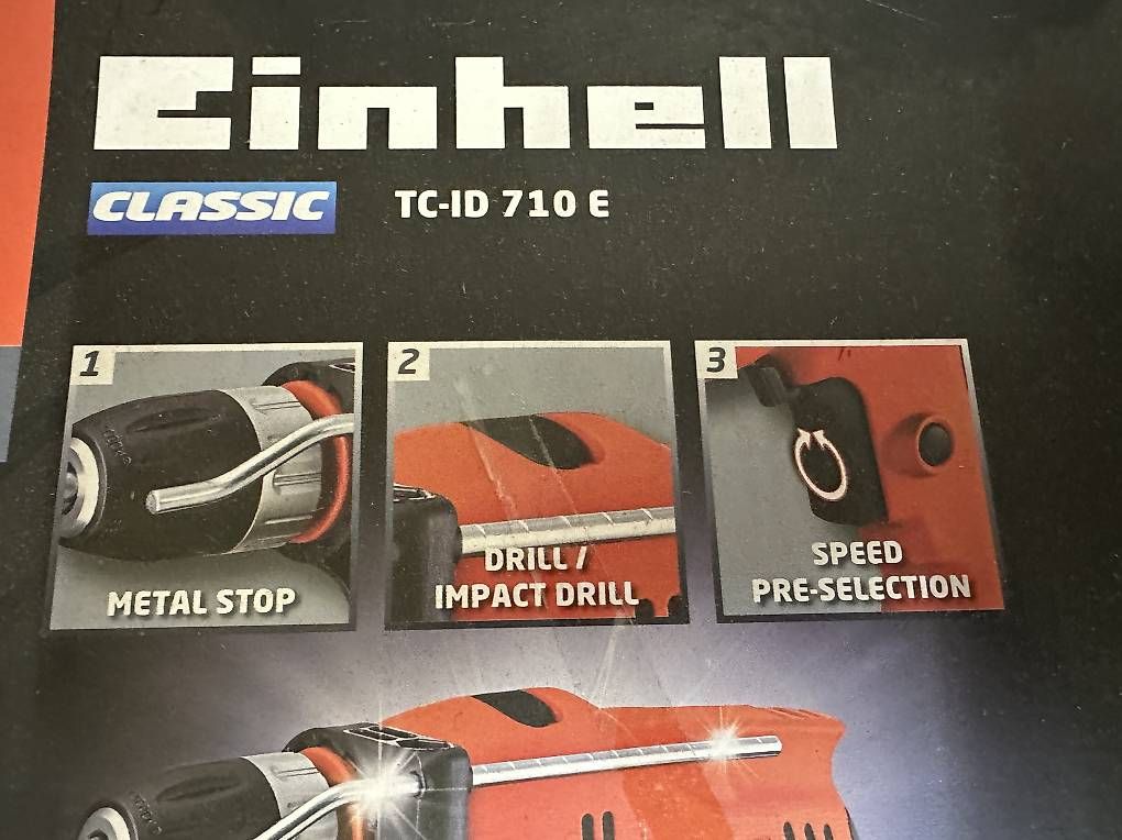 Einhell Trapani: neue Einhell TC-ID 710E Schlagbohrmaschine – Nuovo e nell'imballaggio originale da Necker venduto da liq24 2