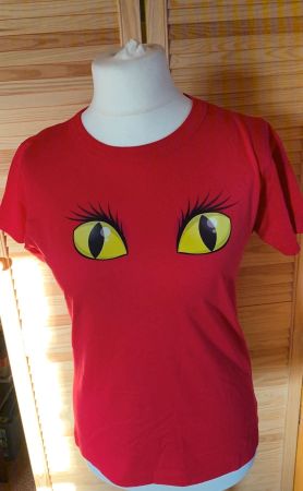 Hausdrache rot tshirt L Damen Shirt Hausdrache