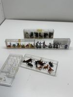 Zinnfiguren Konvolut: Tiere, Bauarbeiter & Reiter, Sammlerst