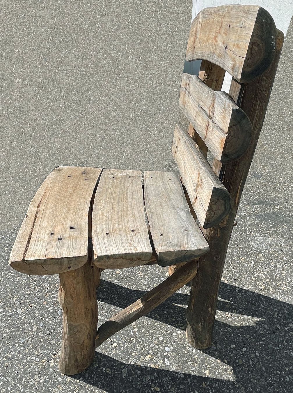 Sedie: Rustikaler Stuhl aus Eukaliptus-Holz – Nuovo (secondo la descrizione) da Chur venduto da elifornico 2