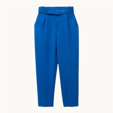ZARA Royal Blue Trousers with Belt