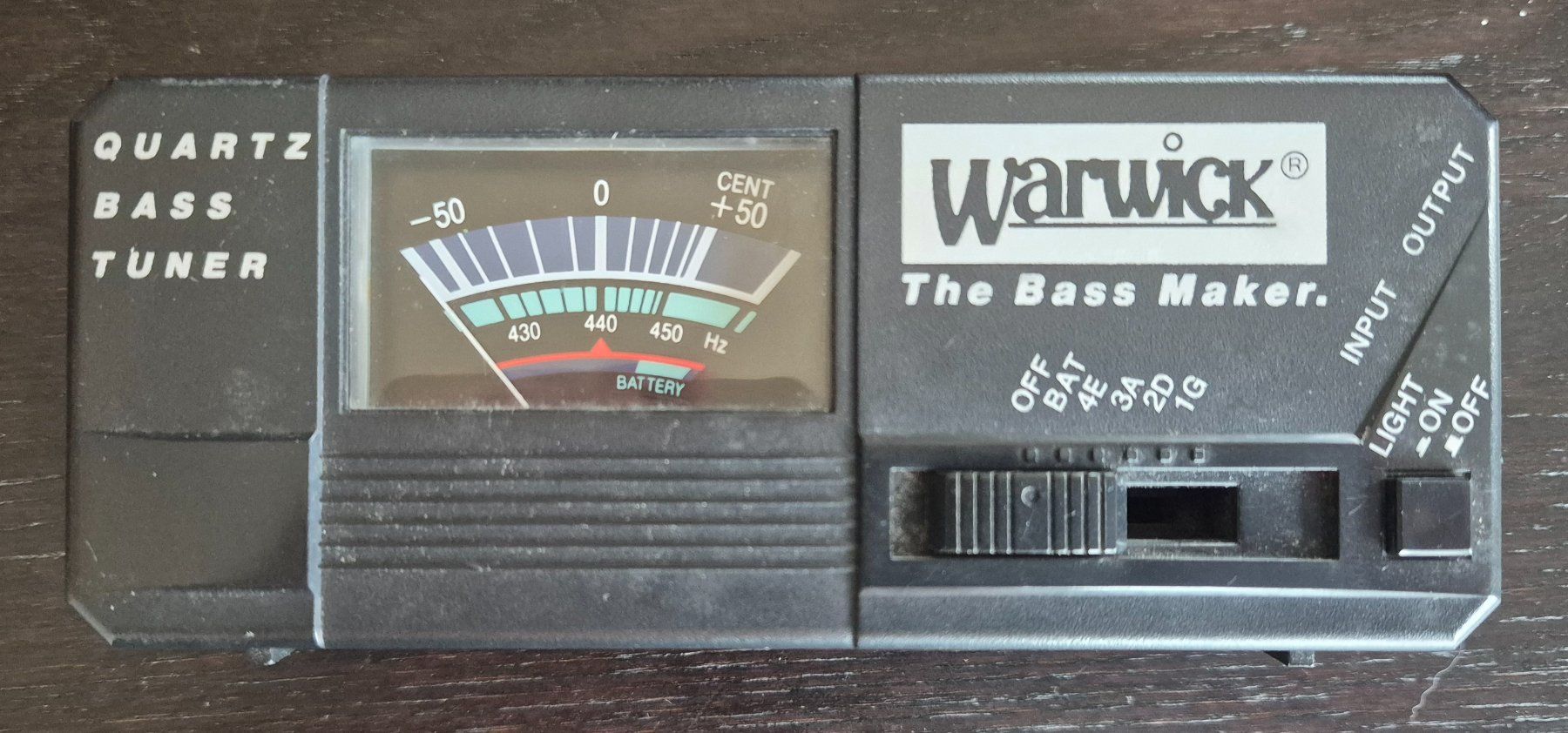 Strumenti musicali: Bass tuner Warwick – Usato da Buus venduto da papillon098