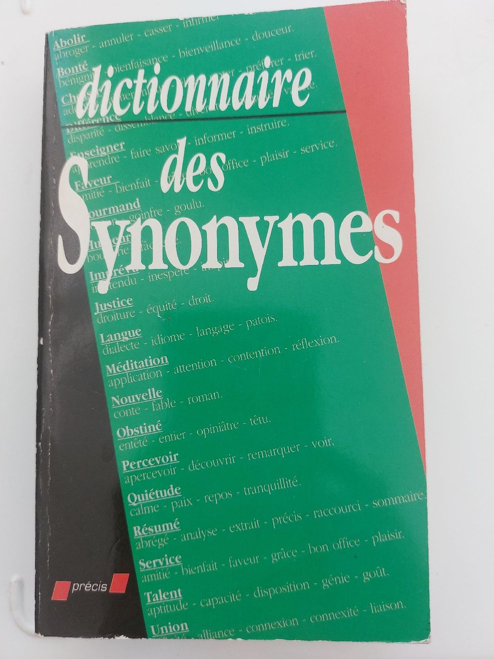 Libri: livre 'dictionnaire des synonymes'  – Usato da Puidoux venduto da ndtindebergen