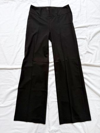 H&M Hose Gr. 34 – schwarz, elegant, weit, Bügelfalte, NEU