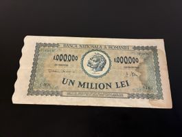 ROMANIA 1000000 LEI P-60 1947