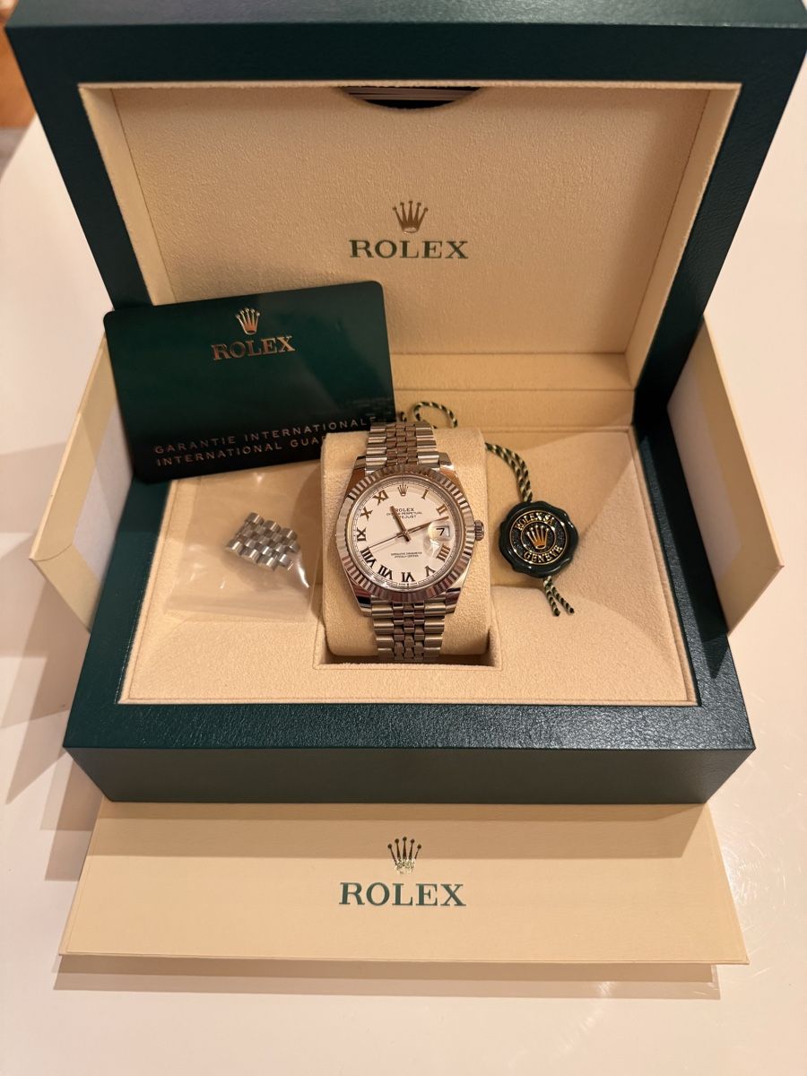 Rolex Orologi: Rolex Datejust 41 Ref. 126334 / Weiss römisch – Usato da Langendorf venduto da furki_99 2