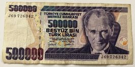 Türkei 500‘000 Lirasi