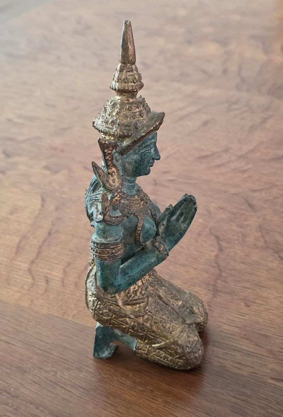 Figuren: Exotische Thai-Statue, Bronze, Glücksbringer – Gebraucht aus Rheinsulz von Dred 3