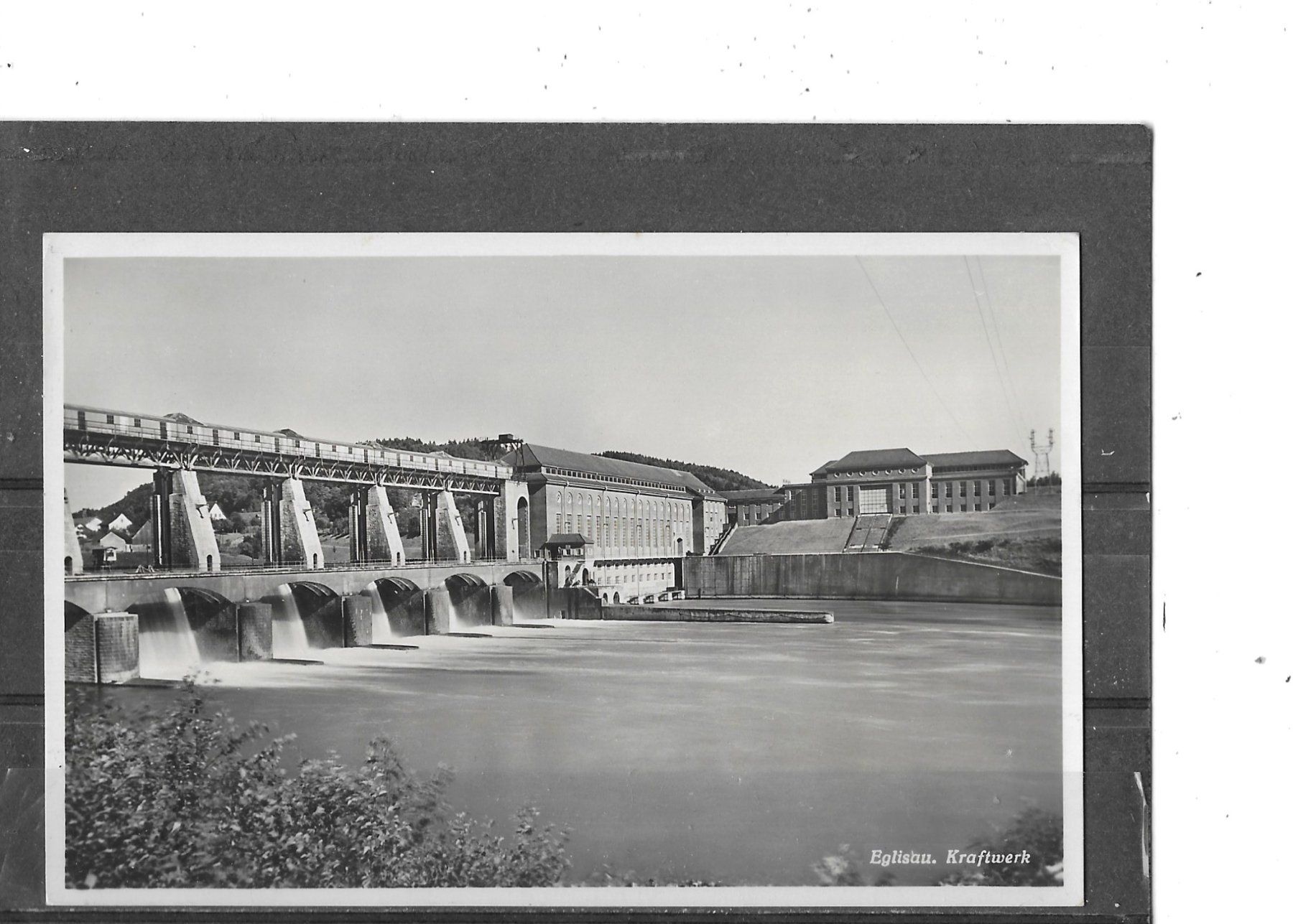 Cartoline postali: ZH Eglisau Kraftwerk – Usato da Schocherswil venduto da Wilare