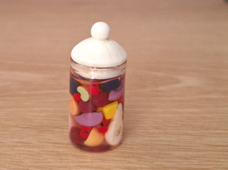 Case e mobili per bambole: Handmade Rumtopf – Nuovo (secondo la descrizione) da Zürich venduto da HandmadeTinyFood 3