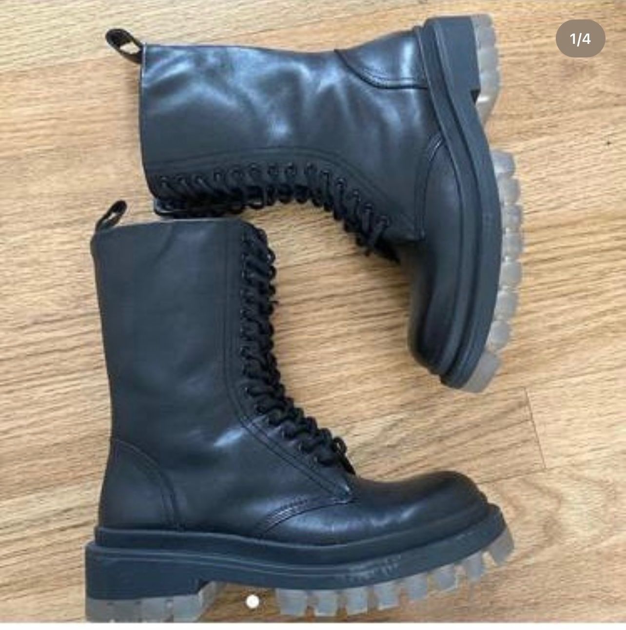 Zara Damenschuhe: Stivali leather – Neu und originalverpackt aus Opfikon von til_t7ww