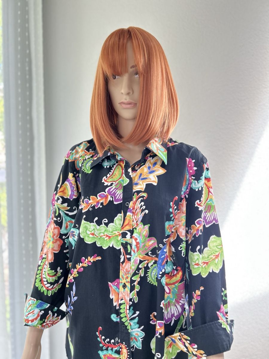Ralph Lauren Camicette: Bright Floral Ralph Lauren Button-Down Shirt - Size 2X – Nuovo (secondo la descrizione) da Saland venduto da ele_vc96 2