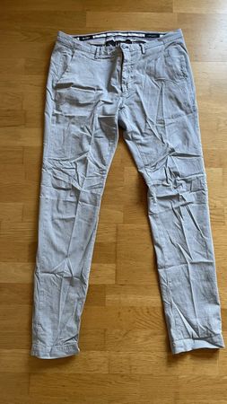 Mason's Hose, Top Zustand, Gr. 33, hellgrau, Baumwolle