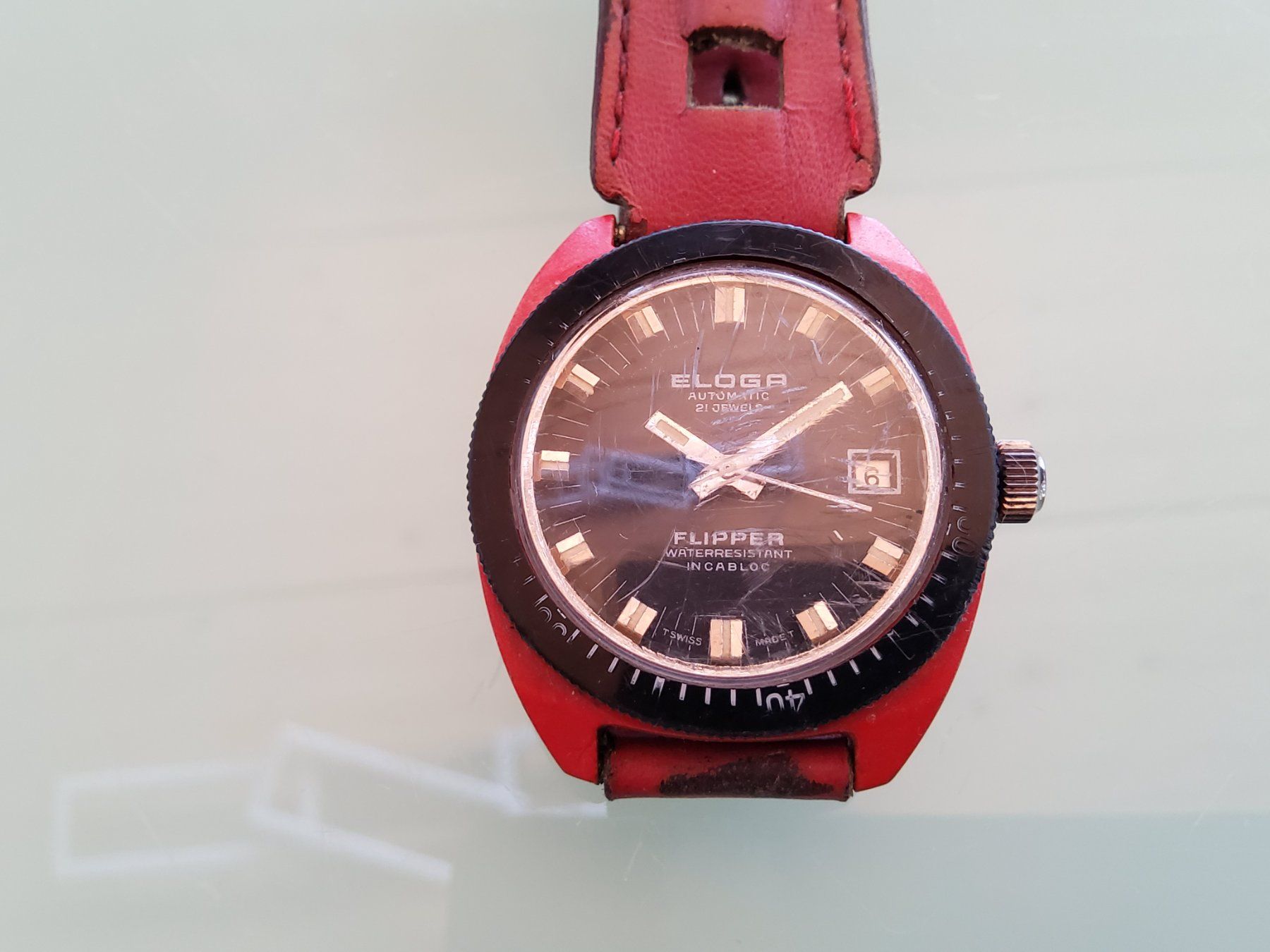 Montres: Montre bracelet Eloga Flipper  – D'occasion à Malleray par Broc-Mo 3