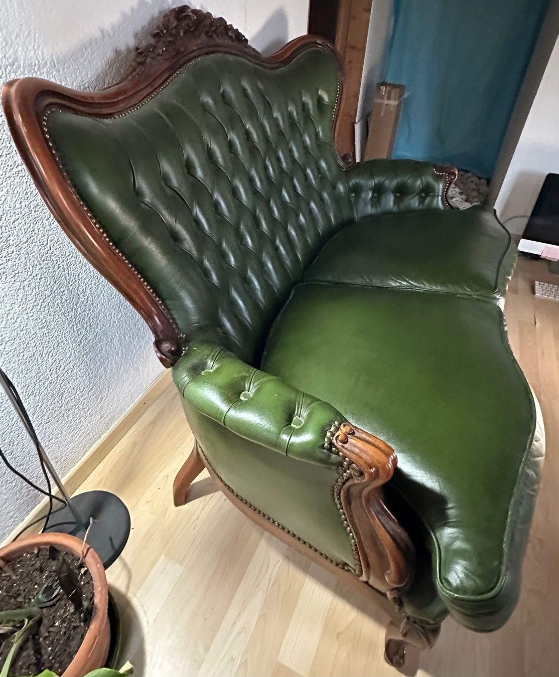 Divani: Louis Philippe Sofa/Ledersofa/Chesterfield – Usato da Herrliberg venduto da fregatte01 1