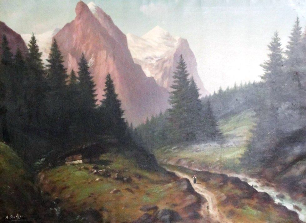 Tableaux: Öl auf Leinwand A.Stücker – D'occasion à zurich par ARTMYART 1