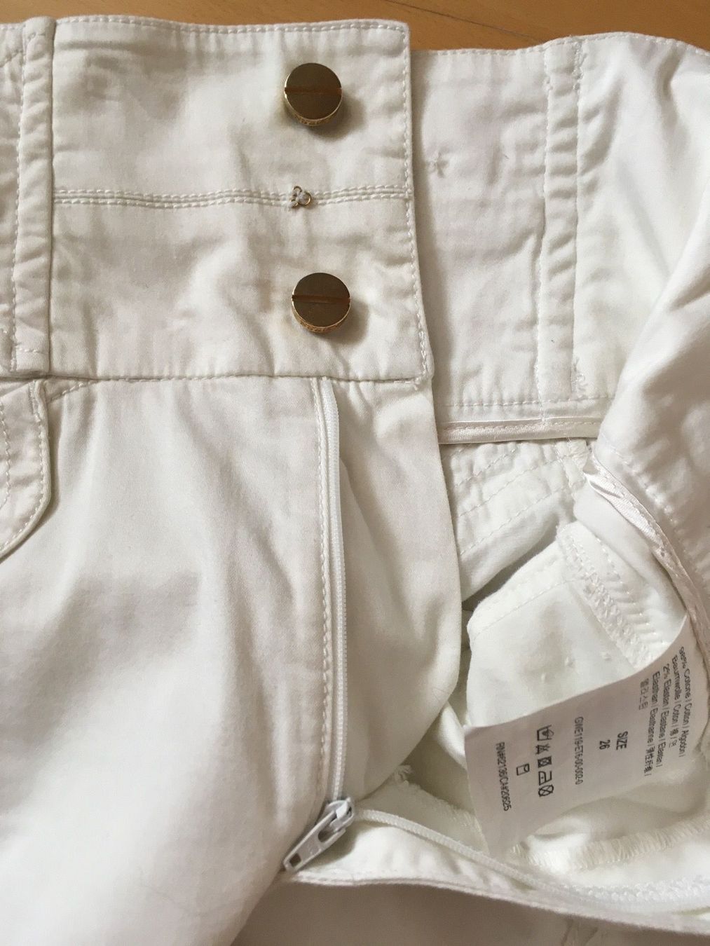Guess Röcke: Jupe crayon Guess taille haute blanc crème 26 – Neu (gemäss Beschreibung) aus Genève von Libellule477 7