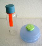 Tupperware Lunch-Box mit kleinem Behälter & Trinkflasche