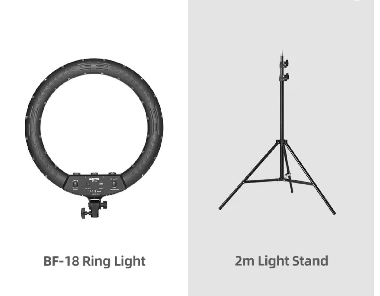 Lampade: Anello LED Soft Ring Light RL-18B usato 2 volte – Usato da Minusio venduto da amonte 1