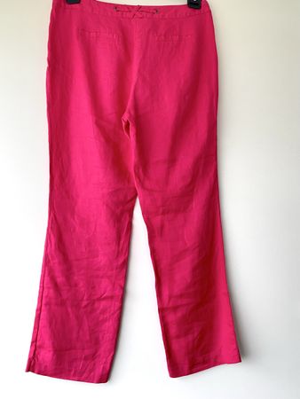 Pinke Leinenhose Gr. 44, Madison