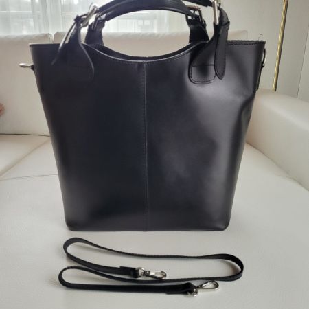 Shopping Bag/grosse Handtasche aus Leder