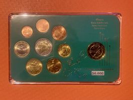 Italien Euro Münzset mit 500 Lire bankfrisch Zustand
