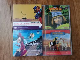 Hörspiel CDs für Kinder: Peter Pan, Wickie,Yakari, Jim Knopf