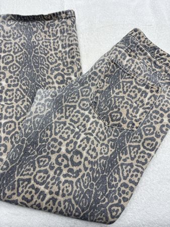 Pantalon  imprimé léopard taille L bon état