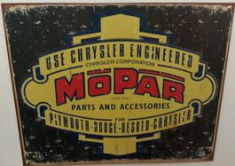 Blechschild MOPAR PARTS AND ACCESSORIES
