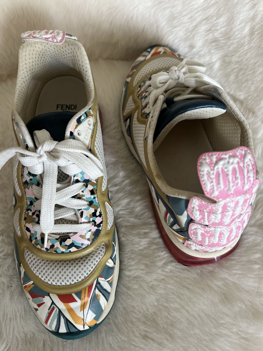 Fendi Scarpe da donna: Baskets Fendi imprimées tropicales – Usato da Lutry venduto da roxypoxy 2