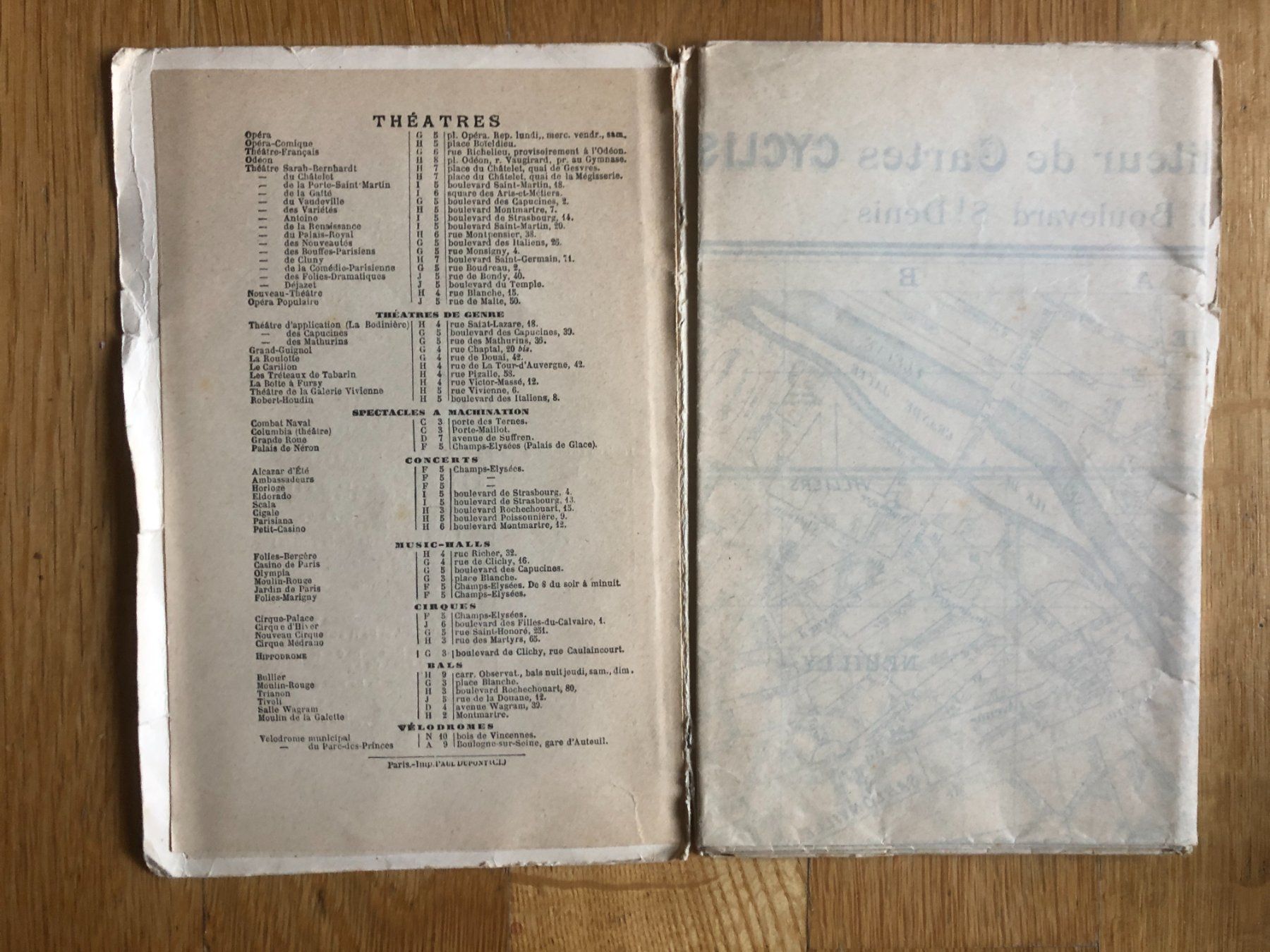 Cartine & Atlanti: Paris 1900 – Plan général. – Usato da Zürich venduto da allp 9