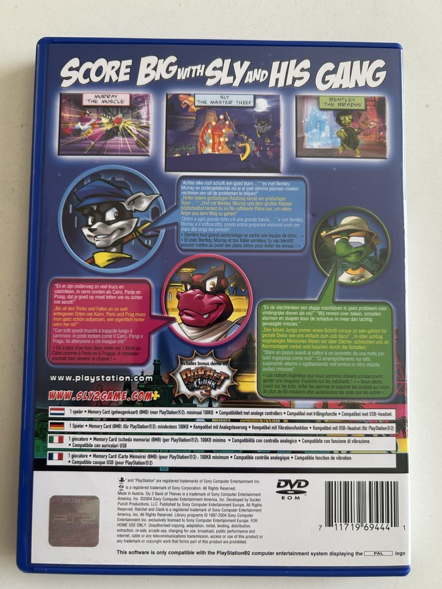 Giochi: Sly 2 cib – Usato da Pully venduto da PongDayOne 1