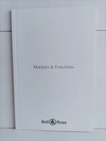 Catalogue Brochure montres Bell & Ross Matières & Fonctions