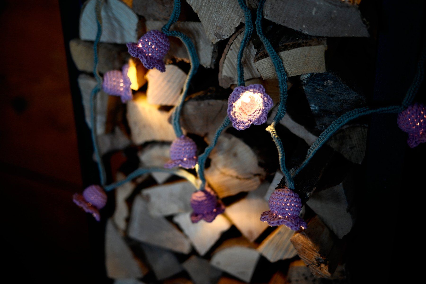 Ghirlande e barre luminose: Gehäkelte Tollkirsche Atropa Belladonna Lichterkette – Nuovo (secondo la descrizione) da Grosswangen venduto da Shateiel 5