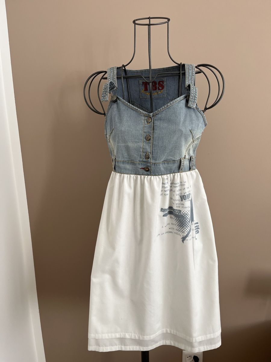 Vestiti: Robe jeans et blanche TBS – Nuovo (secondo la descrizione) da St. Prex venduto da Nikolletta