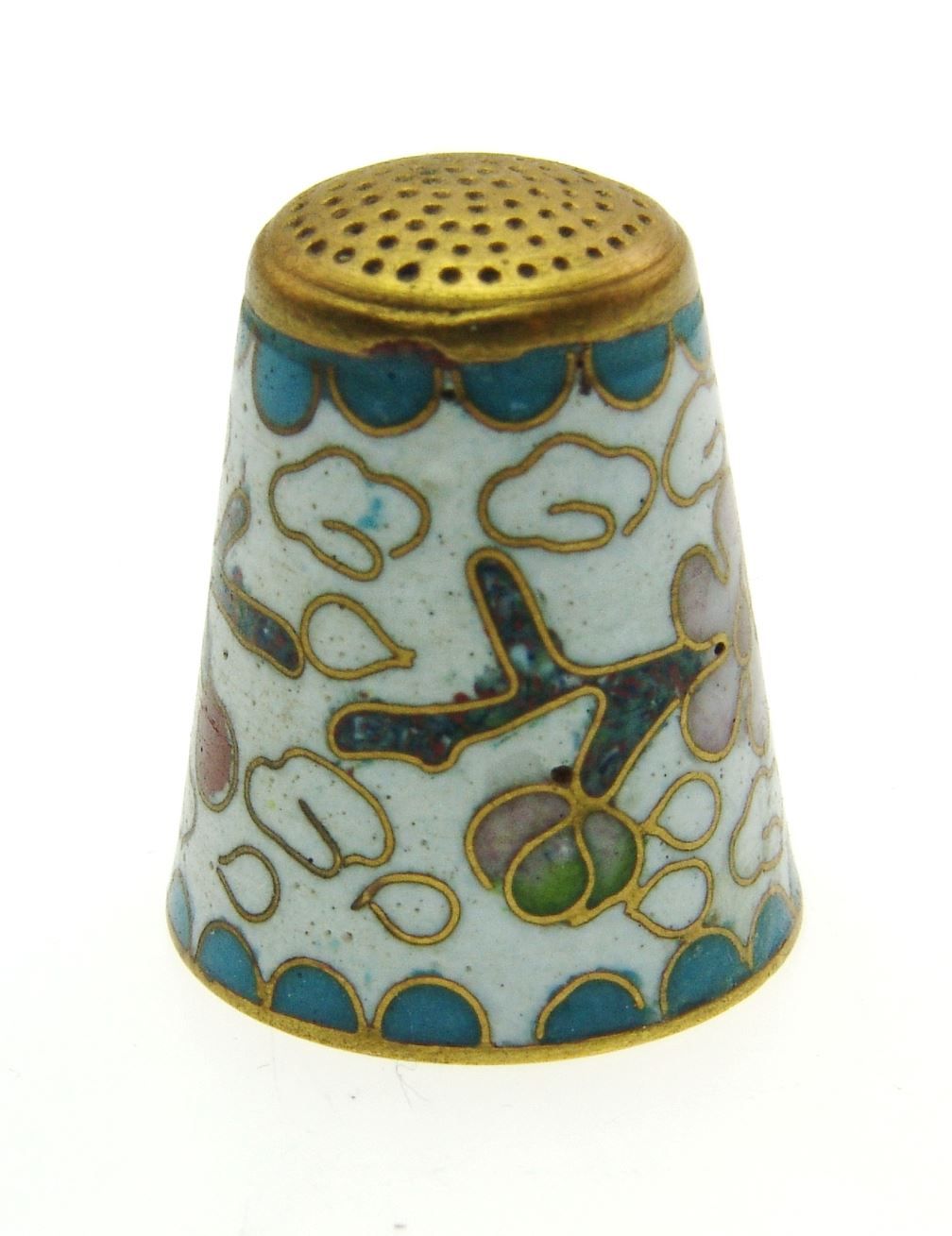 Ditali: Fingerhut mit Blumenmotiv (1) – Usato da Langenthal venduto da Sherkaan 3