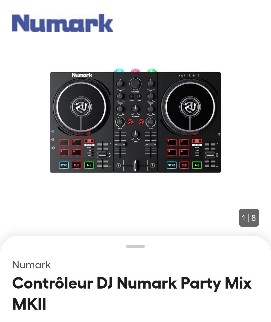 Numark Mischpulte: Table de mixage DJ neuve Numark – Neu und originalverpackt aus Estavayer-le-Lac von Clapsodi