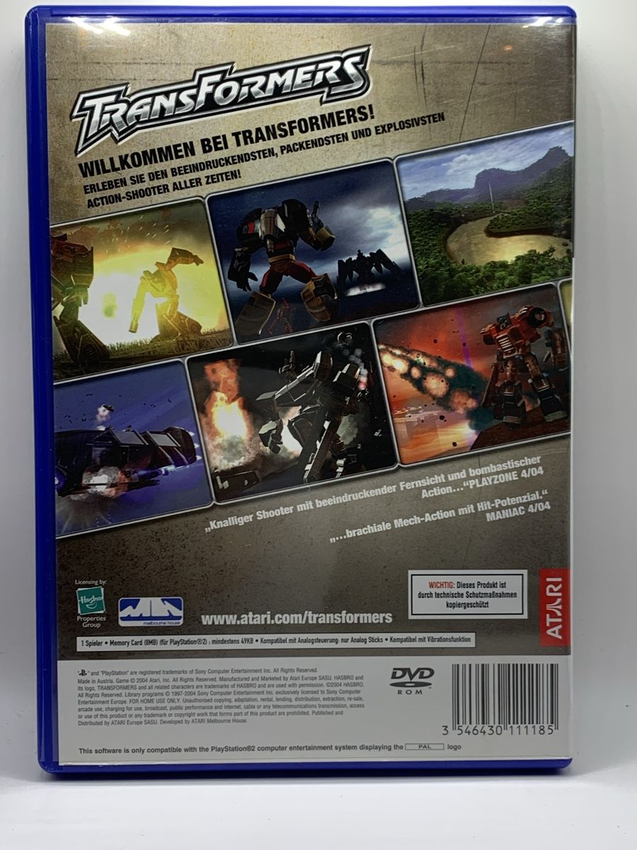 Sony Giochi: Transformers - PS2 - Top Zustand – Usato da Ostermundigen venduto da RG-Collector 1