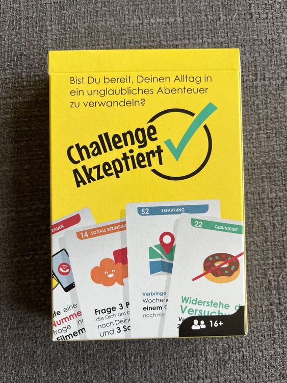 Challenge Akzeptiert Spiel zur Persönlichkeitsentwicklung Kaufen auf Ricardo