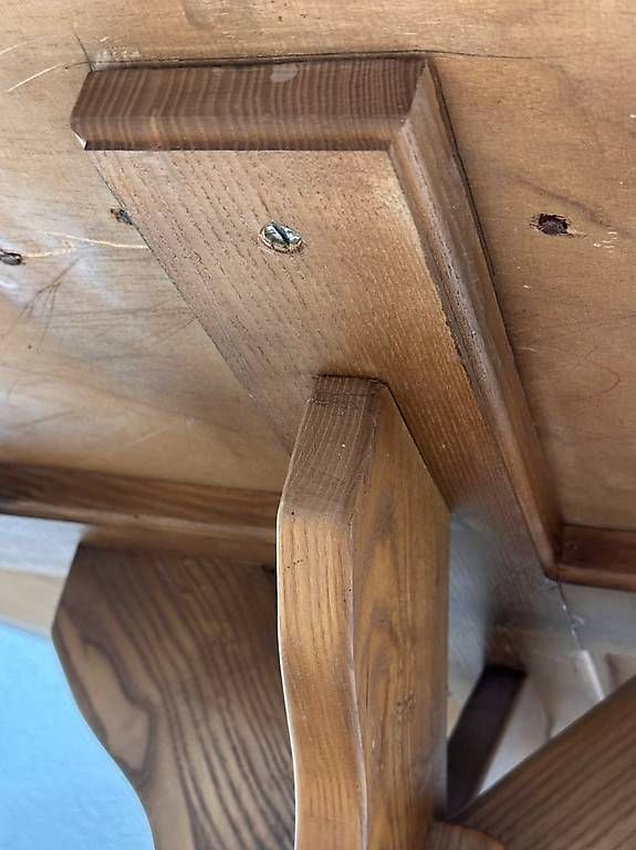 Tavoli: Vintage achteckiger Schiefertisch mit Intarsien – Usato da Obernau venduto da Arche_Noah_Brocki 9
