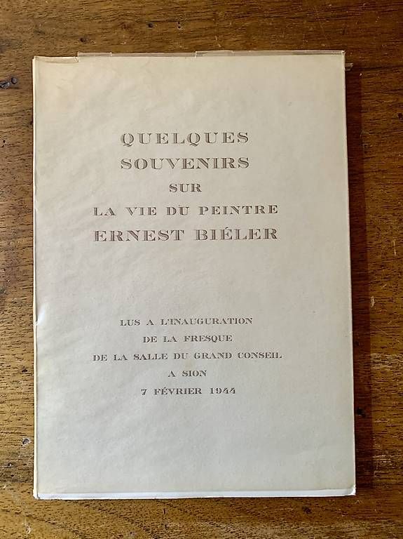 Libri: Ernest  Bieler – Usato da Montreux venduto da Barber_Swiss_Vintage